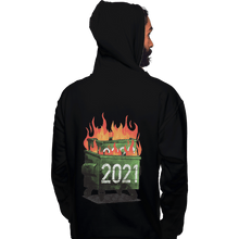 Load image into Gallery viewer, Shirts Pullover Hoodies, Unisex / Small / Black 2021 Double Dumpster Fire