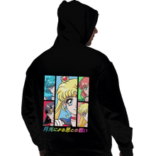 Load image into Gallery viewer, Shirts Pullover Hoodies, Unisex / Small / Black Moon Prism Power