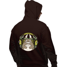 Load image into Gallery viewer, Shirts Pullover Hoodies, Unisex / Small / Dark Chocolate Vintage Natural Friendship