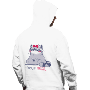 Shirts Pullover Hoodies, Unisex / Small / White Trash But Fabulous