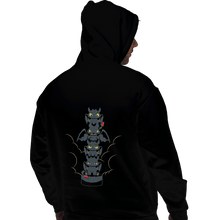 Load image into Gallery viewer, Shirts Zippered Hoodies, Unisex / Small / Black Dragon Mood Totem