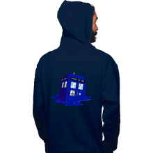Load image into Gallery viewer, Daily_Deal_Shirts Pullover Hoodies, Unisex / Small / Navy Melting Tardis