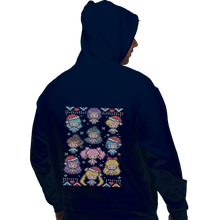 Load image into Gallery viewer, Shirts Pullover Hoodies, Unisex / Small / Navy A Senshi Family Christmas