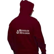 Load image into Gallery viewer, Secret_Shirts Pullover Hoodies, Unisex / Small / Maroon Muggles And Wizards