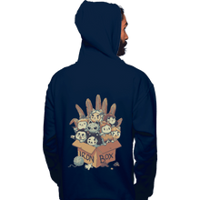 Load image into Gallery viewer, Shirts Pullover Hoodies, Unisex / Small / Navy Game Of Boxes