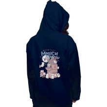 Load image into Gallery viewer, Shirts Zippered Hoodies, Unisex / Small / Navy Magicat Academy