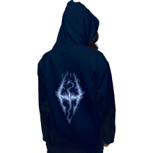 Load image into Gallery viewer, Shirts Pullover Hoodies, Unisex / Small / Navy Fus Ro Dah Blue
