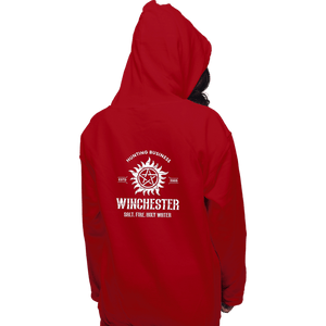 Shirts Pullover Hoodies, Unisex / Small / Red Winchester Hunting Business