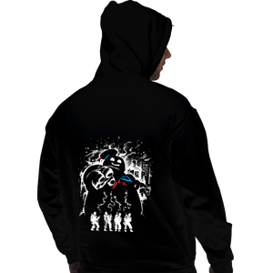 Daily_Deal_Shirts Pullover Hoodies, Unisex / Small / Black Marshmallow Ghost