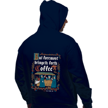 Load image into Gallery viewer, Daily_Deal_Shirts Pullover Hoodies, Unisex / Small / Navy Illuminated Coffee