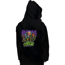 Load image into Gallery viewer, Secret_Shirts Pullover Hoodies, Unisex / Small / Black TMNT Vs NYC Villains