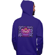 Load image into Gallery viewer, Shirts Pullover Hoodies, Unisex / Small / Violet Mad Cat