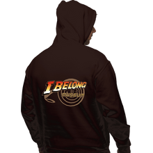 Load image into Gallery viewer, Shirts Pullover Hoodies, Unisex / Small / Dark Chocolate I Belong In A Museum
