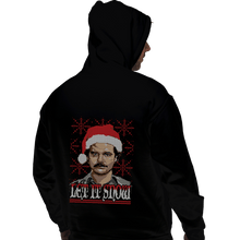 Load image into Gallery viewer, Shirts Pullover Hoodies, Unisex / Small / Black Let It Snow