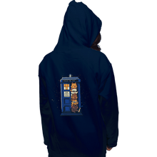 Load image into Gallery viewer, Daily_Deal_Shirts Pullover Hoodies, Unisex / Small / Navy Tardis Cats