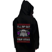 Load image into Gallery viewer, Shirts Pullover Hoodies, Unisex / Small / Black I'll Rip Out Your Christmas