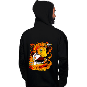 Daily_Deal_Shirts Pullover Hoodies, Unisex / Small / Black Hashira Fire