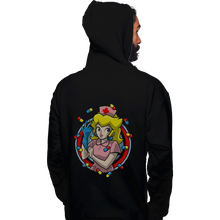 Load image into Gallery viewer, Shirts Pullover Hoodies, Unisex / Small / Black Nurse Toadstool
