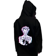 Load image into Gallery viewer, Secret_Shirts Pullover Hoodies, Unisex / Small / Black Glitched Joker