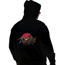Load image into Gallery viewer, Shirts Pullover Hoodies, Unisex / Small / Black Three Straw Hats