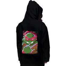 Load image into Gallery viewer, Daily_Deal_Shirts Pullover Hoodies, Unisex / Small / Black Glitch Raphael