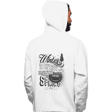 Load image into Gallery viewer, Shirts Pullover Hoodies, Unisex / Small / White Winter