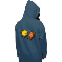 Load image into Gallery viewer, Shirts Pullover Hoodies, Unisex / Small / Indigo Blue Psych-Man