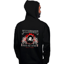 Load image into Gallery viewer, Secret_Shirts Pullover Hoodies, Unisex / Small / Black Scissorhands