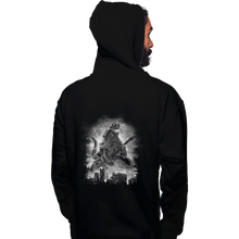 Load image into Gallery viewer, Shirts Pullover Hoodies, Unisex / Small / Black Guitarzilla