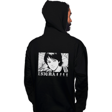 Load image into Gallery viewer, Shirts Pullover Hoodies, Unisex / Small / Black Enigma
