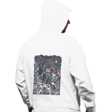 Load image into Gallery viewer, Daily_Deal_Shirts Pullover Hoodies, Unisex / Small / White Gundam Blue Dragon
