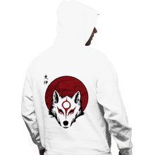 Load image into Gallery viewer, Shirts Pullover Hoodies, Unisex / Small / White Red Sun God