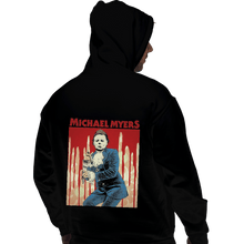 Load image into Gallery viewer, Shirts Pullover Hoodies, Unisex / Small / Black Michael Myers