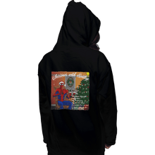 Load image into Gallery viewer, Shirts Pullover Hoodies, Unisex / Small / Black Spidey Christmas Album
