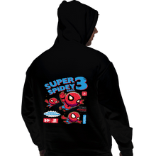 Load image into Gallery viewer, Secret_Shirts Pullover Hoodies, Unisex / Small / Black Super Spider Bros