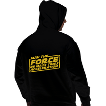 Load image into Gallery viewer, Daily_Deal_Shirts Pullover Hoodies, Unisex / Small / Black Mass Times Acceleration