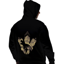 Load image into Gallery viewer, Daily_Deal_Shirts Pullover Hoodies, Unisex / Small / Black T-Rex Footprint