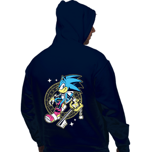 Daily_Deal_Shirts Pullover Hoodies, Unisex / Small / Navy Sonic Kingdom Hearts
