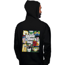Load image into Gallery viewer, Shirts Zippered Hoodies, Unisex / Small / Black Grand Theft Ball Z