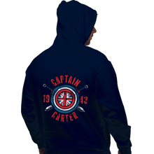 Load image into Gallery viewer, Shirts Pullover Hoodies, Unisex / Small / Navy Captain Carter
