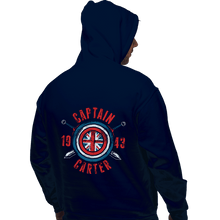 Load image into Gallery viewer, Shirts Pullover Hoodies, Unisex / Small / Navy Captain Carter