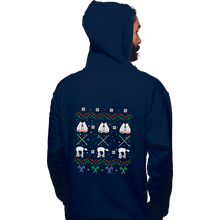 Load image into Gallery viewer, Shirts Pullover Hoodies, Unisex / Small / Navy Hothy Christmas