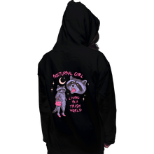Load image into Gallery viewer, Daily_Deal_Shirts Pullover Hoodies, Unisex / Small / Black Nocturnal Girl