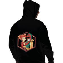 Load image into Gallery viewer, Shirts Pullover Hoodies, Unisex / Small / Black A Futuristic Couple