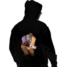 Load image into Gallery viewer, Daily_Deal_Shirts Pullover Hoodies, Unisex / Small / Black The Chainsaw Knight
