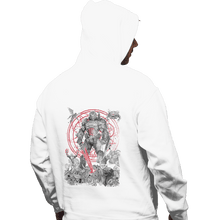 Load image into Gallery viewer, Shirts Zippered Hoodies, Unisex / Small / White The Hell Walker