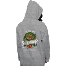 Load image into Gallery viewer, Secret_Shirts Pullover Hoodies, Unisex / Small / Sports Grey Feed Me Seymour!