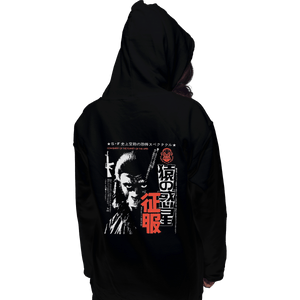 Shirts Zippered Hoodies, Unisex / Small / Black Conquest