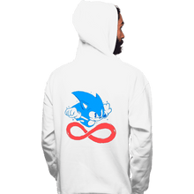 Load image into Gallery viewer, Daily_Deal_Shirts Pullover Hoodies, Unisex / Small / White Fastest Hedgehog