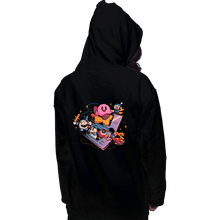 Load image into Gallery viewer, Daily_Deal_Shirts Pullover Hoodies, Unisex / Small / Black Pink Blob Game